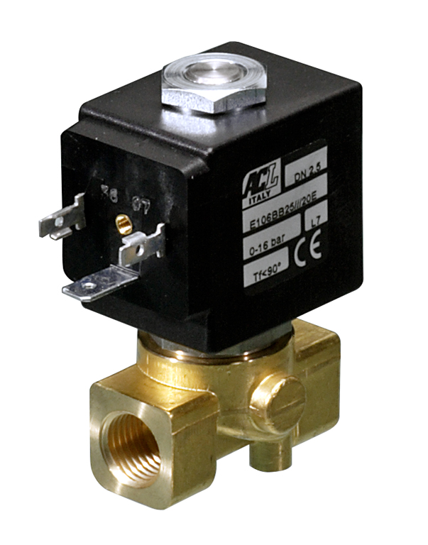 ACL E105AV12 SERİSİ 1/8 DİREKT ÇEKMELİ SELENOİD VALFLER
