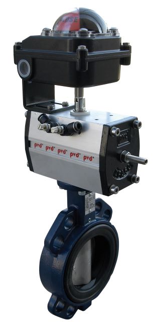 PVD DN65 AKTÜATÖRLÜ KELEBEK VANA