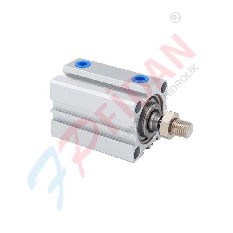 EXPFLEX SDA-S-B 50 MM ÇİFT ETKİLİ ERKEK MİL UCU MANYETİK SHORT STROK PNÖMATİK SİLİNDİR