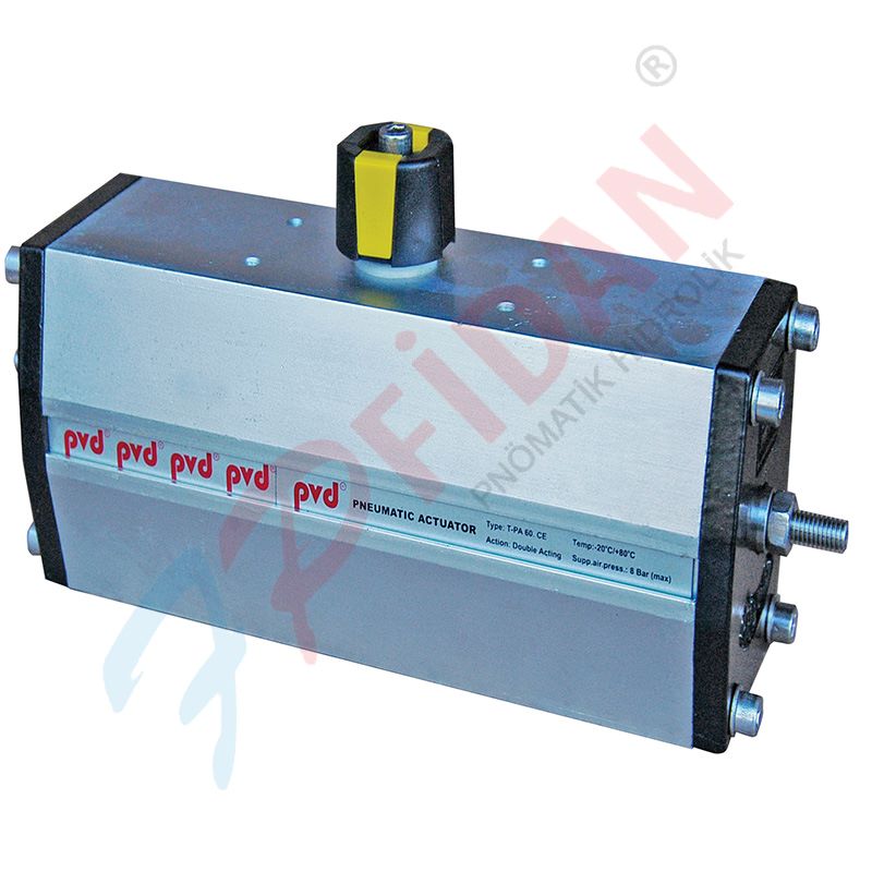 PVD T-PA 40 SERİSİ 180C DÖNÜŞLÜ PNÖMATİK AKTÜATÖR