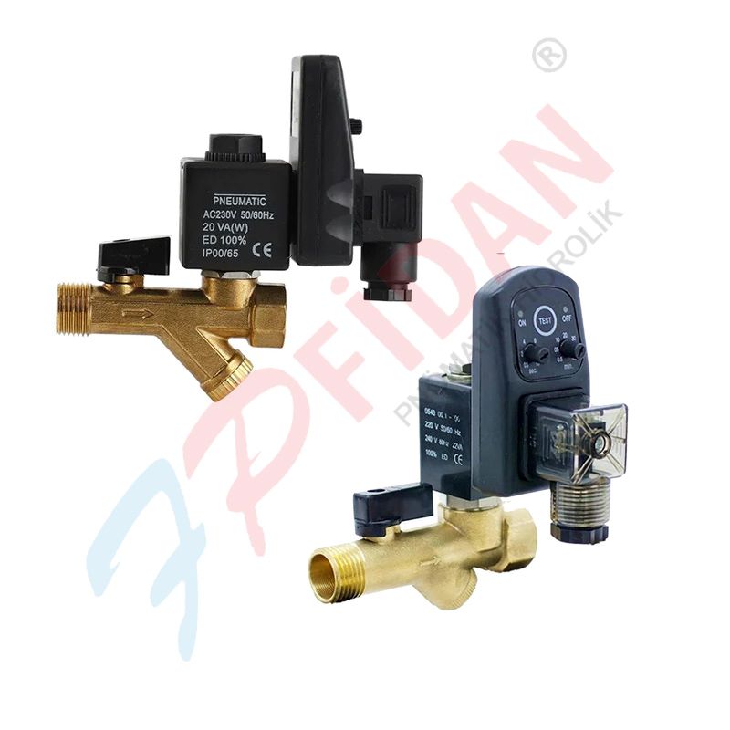 TIMERLİ OTOMATİK BOŞALTMALI TAHLİYELİ SELENOİD VALF